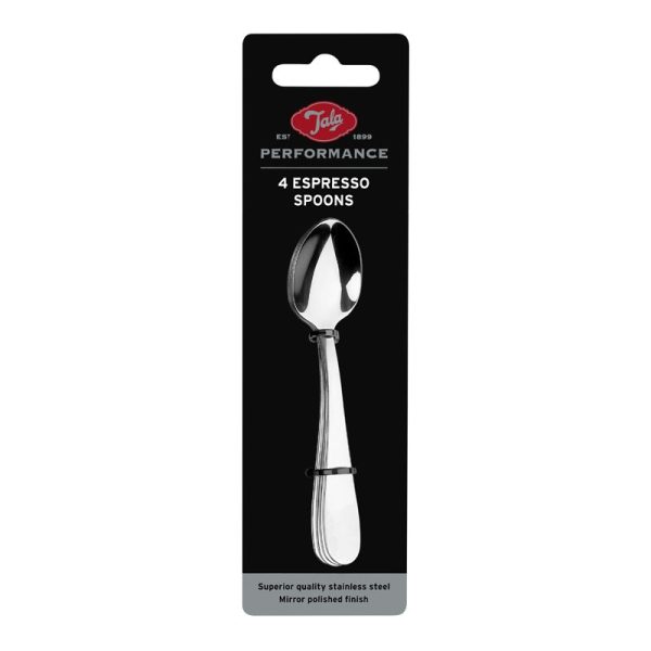 TALA STAINLESS STEEL ESPRESSO SPOONS SET OF 4