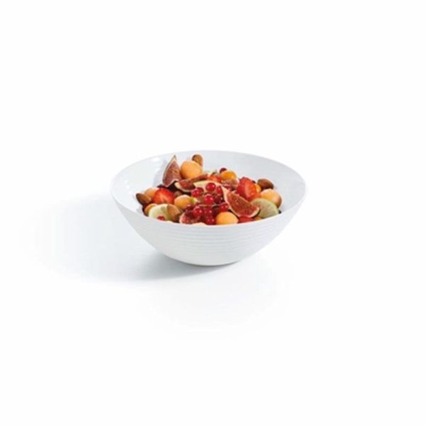 LUMINARC HARENA SALAD BOWL 27CM WHITE