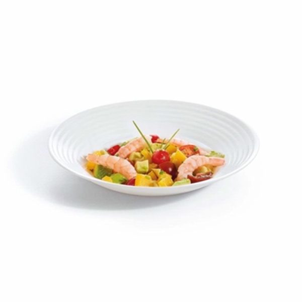 LUMINARC HARENA SOUP PLATE 23CM WHITE