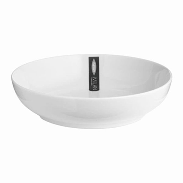 MILAN CLASSIC WHITE PASTA BOWL 22CM