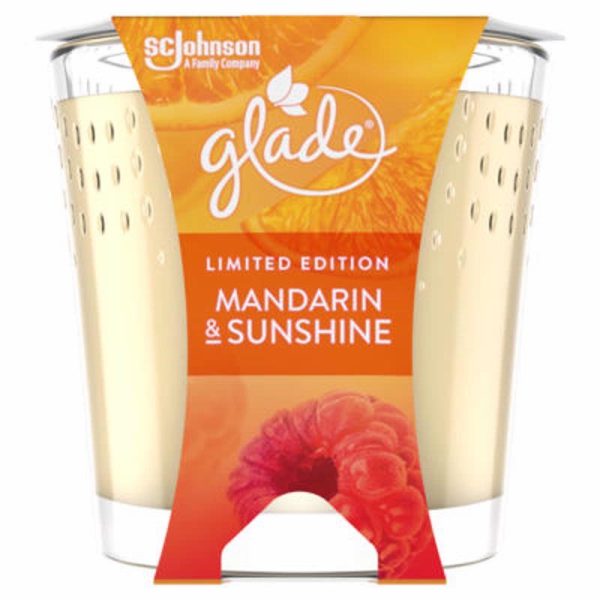 GLADE CANDLE 129G MANDARIN & SUNSHINE PACK OF 6