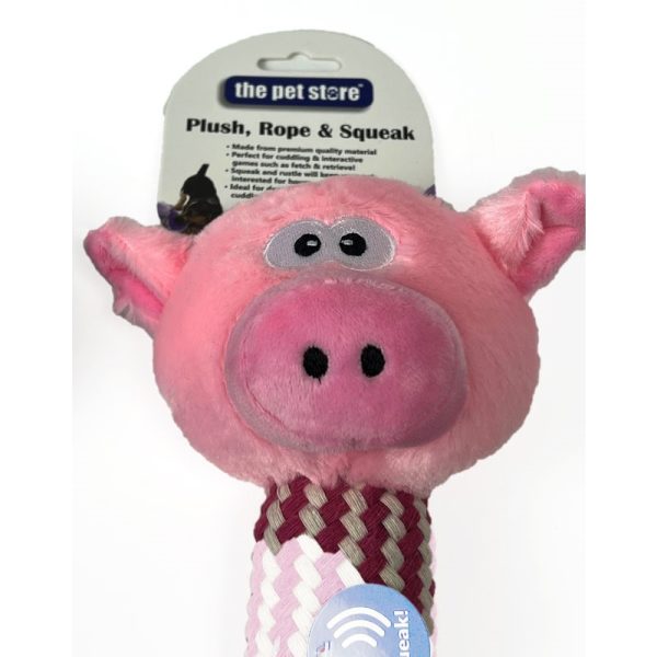 PET STORE PIG AND PANDA PLUSH TOYS AST