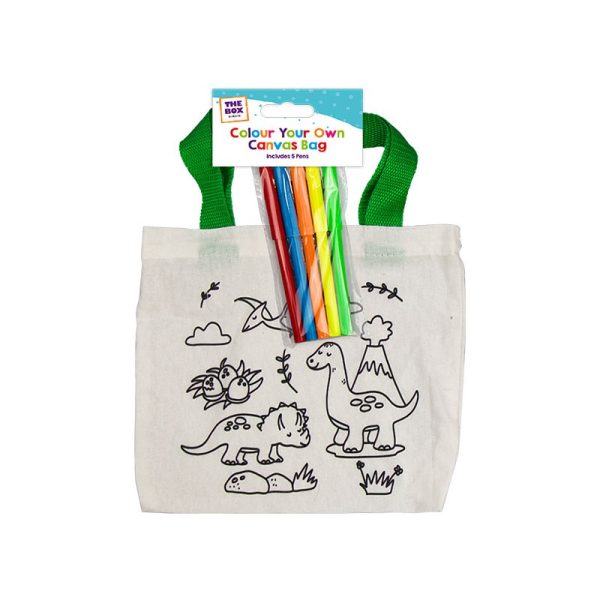 COLOUR IN YOUR OWN CANVAS BAG