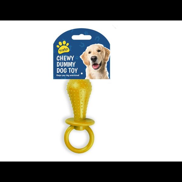 RUBBER DUMMY DOG TOY