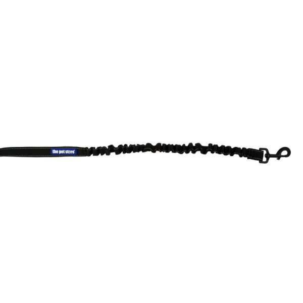 PET STORE JOGGING LEAD - BLACK