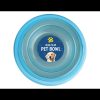 TRANSPARENT NON-SLIP DOG BOWL 18.5CM