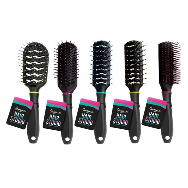 GLAMORIZE DELUXE HAIR BRUSH PACK OF 25