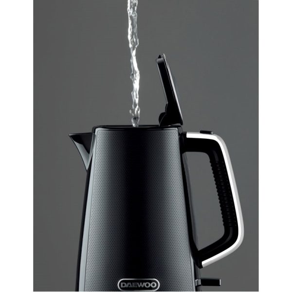 DAEWOO STIRLING JUG KETTLE BLACK 1.7L 3KW