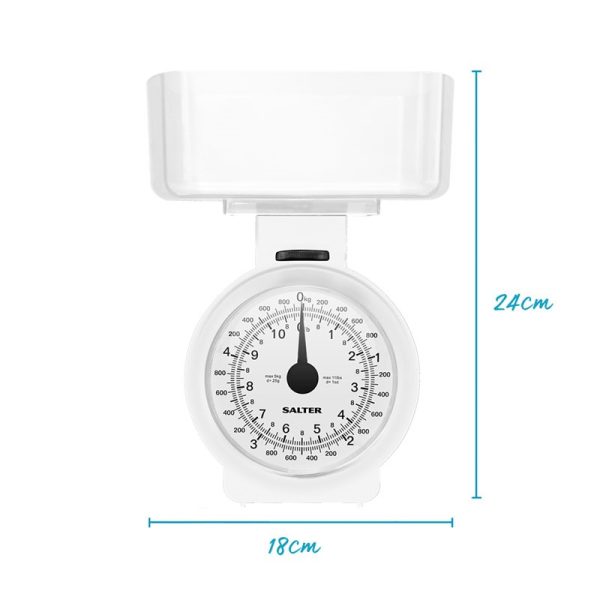 KITCHEN SCALE WHITE 3KG