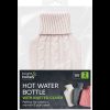 BRIGHT & HOMELY HOT WATER BOTTLE & KNITTED COVER 2L (ASSORTED COLOURS)