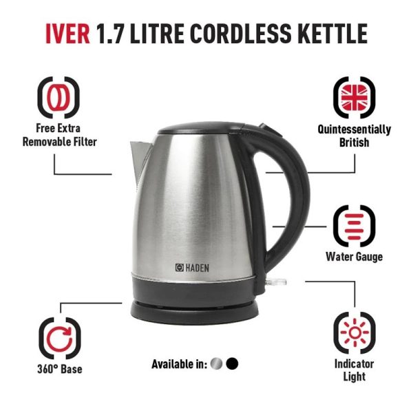 HADEN STAINLESS STEEL KETTLE