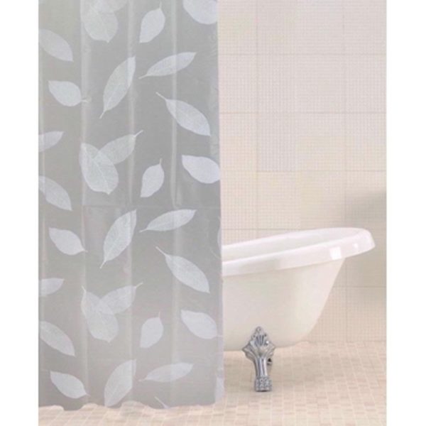 SABICHI PEVA SHOWER CURTAIN LEAVES