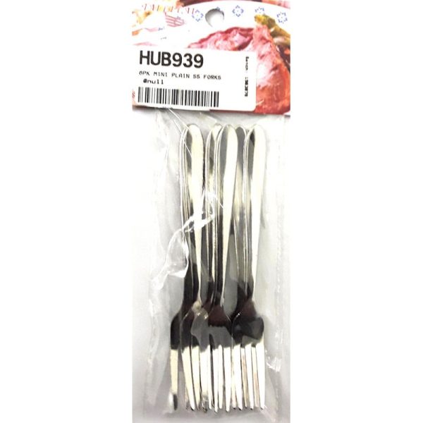 MINI FORKS PLAIN PACK OF 6