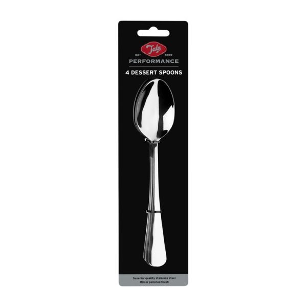 TALA STAINLESS STEEL DESSERT SPOON SET OF 4