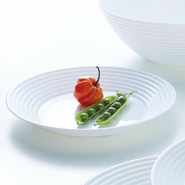 LUMINARC HARENA SOUP PLATE 23CM WHITE