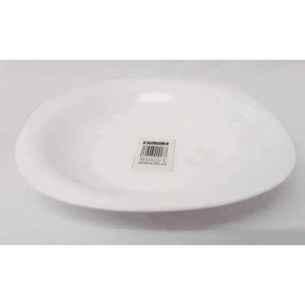 OPAL SQUARE SOUP PLATE WHITE