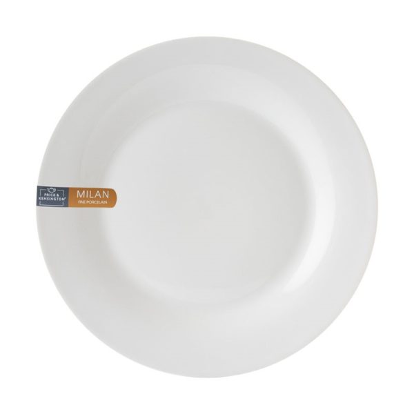 PRICE & KENSINGTON MILAN DINNER PLATE 26.5CM WHITE