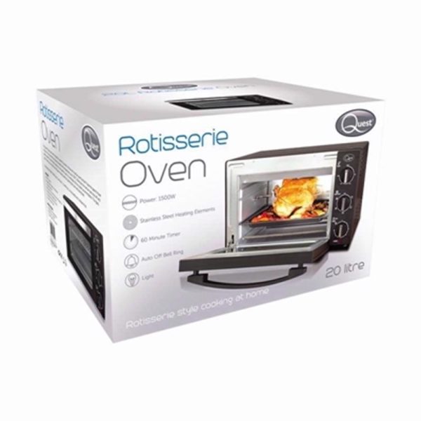 QUEST ROTISSEIE OVEN 20LTR 35399