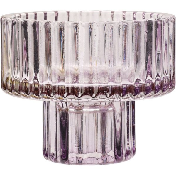 GLASS TEALIGHT HOLDER 3 ASSORTED HC6703040