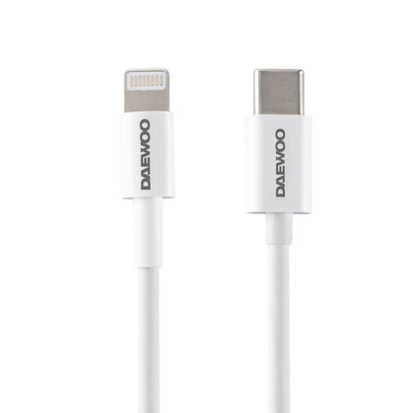 DAEWOO 1MTR USB-C TO 8 PIN LIGHTING CABLE ELA