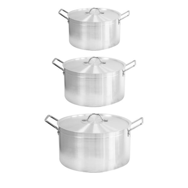 GALAXIS ALUMINIUM CATERING SET 3 PC AQUILLA 40-45-50CM