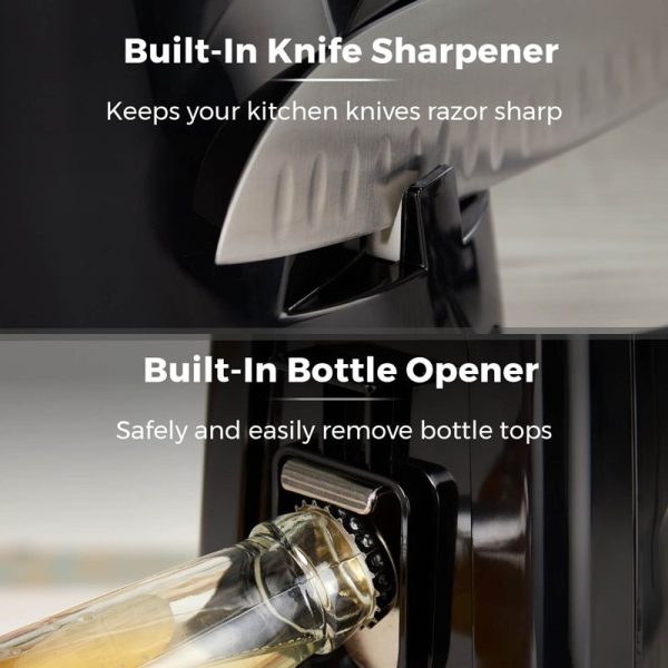 TOWER 3 IN 1 CAN OPENER WITH KNIFE SHARPENER