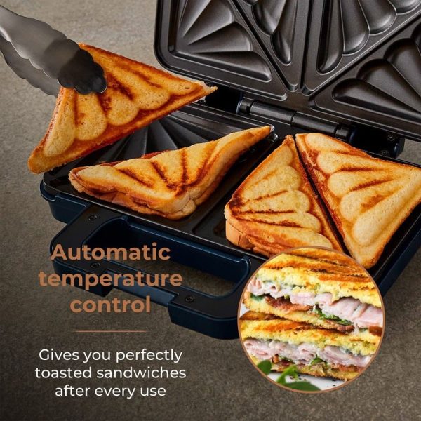 TOWER CAVALETTO SANDWICH MAKER MIDNIGHT BLUE 900W