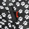 BRIGHT & HOMELY CAR SEAT & BOOT LINER BLACK PAW PRINT