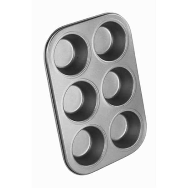 CHEF NON-STICK MUFFIN TRAY 6 CUP