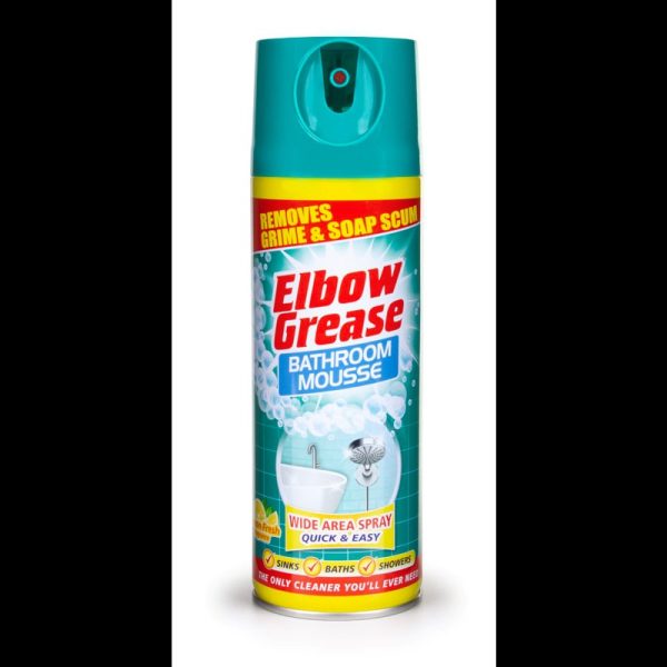 ELBOW GREASE BATHROOM MOUSE LEMON 400ML