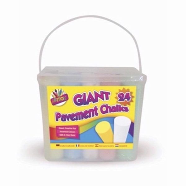 ART BOX GIANT PAVEMENT CHALKS 24