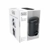 B&D PEDAL BIN DOME MATT BLACK 5L