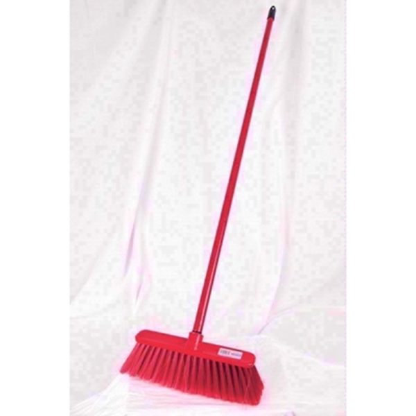 BROOM & HANDLE DELUXE SOFT RED