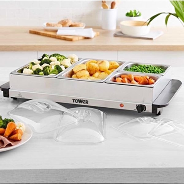 TOWER 4 TRAY BUFFET SERVER