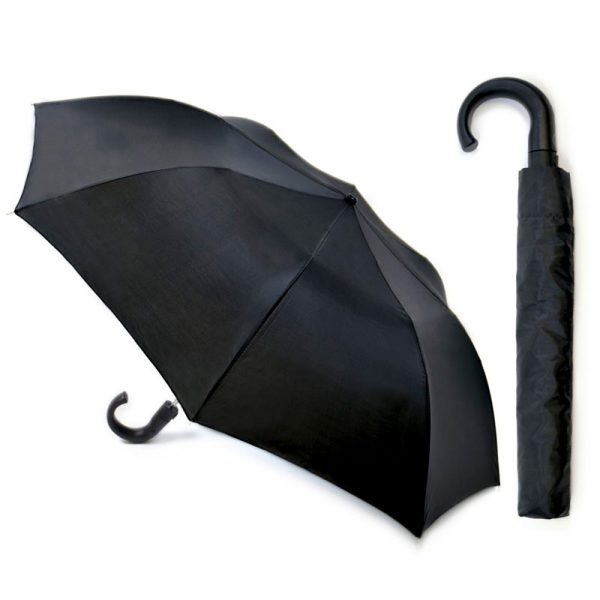 UMBRELLA MEN'S AUTO FOLDING BLACK