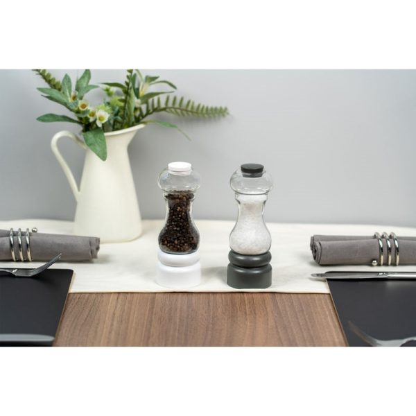 GRUNWERG PET COMBINATION SALT & PEPPER MILL MATT GREY