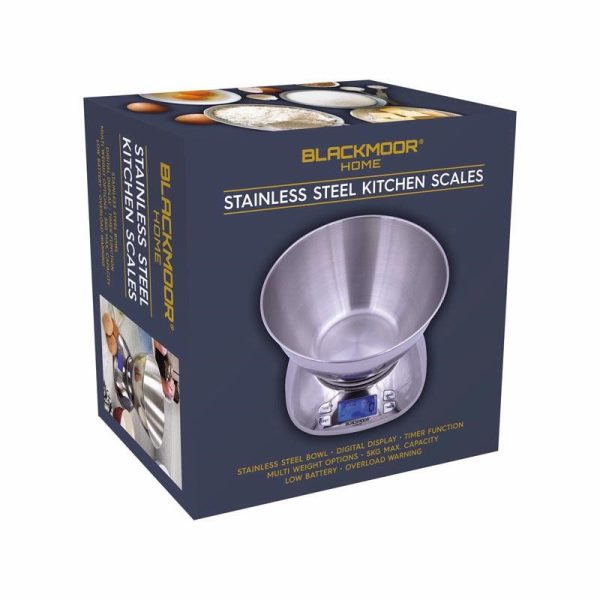 BLACKMOOR KITCHEN SCALES STAINLESS STEEL