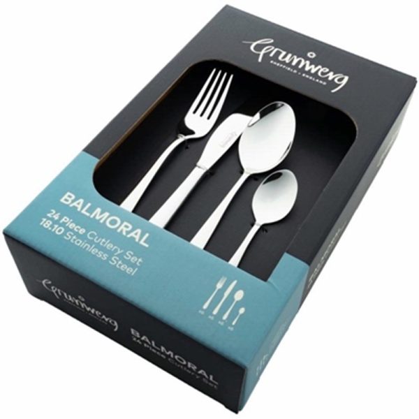 GRUNWERG BALMORAL CUTLERY SET 24 PCS (SP12)