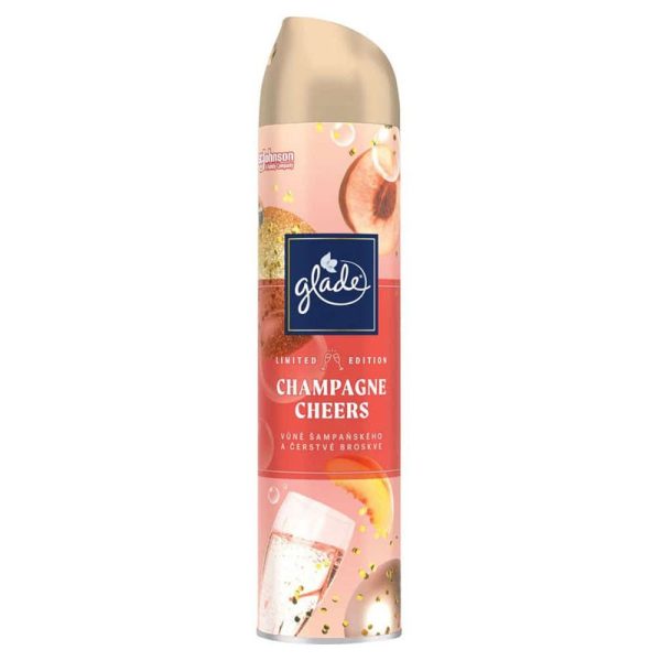 GLADE AIR FRESHENER CHAMPAGNE CHEERS 300ML PACK OF 12