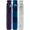BRIGHT & HOMELY LONG HOT WATER BOTTLE & PLUSH COVER 2L (ASSORTED DESIGNS)