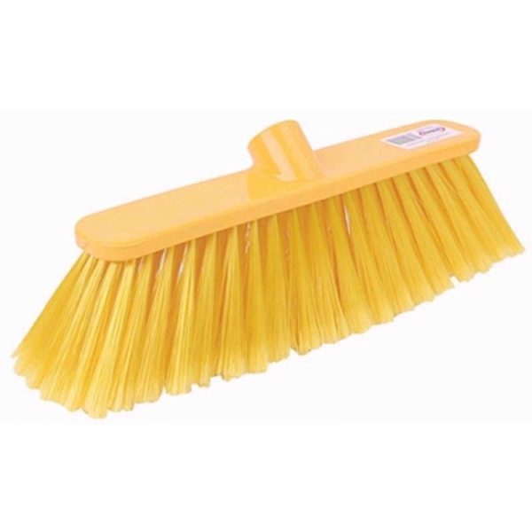 BROOM & HANDLE DELUXE SOFT YELLOW