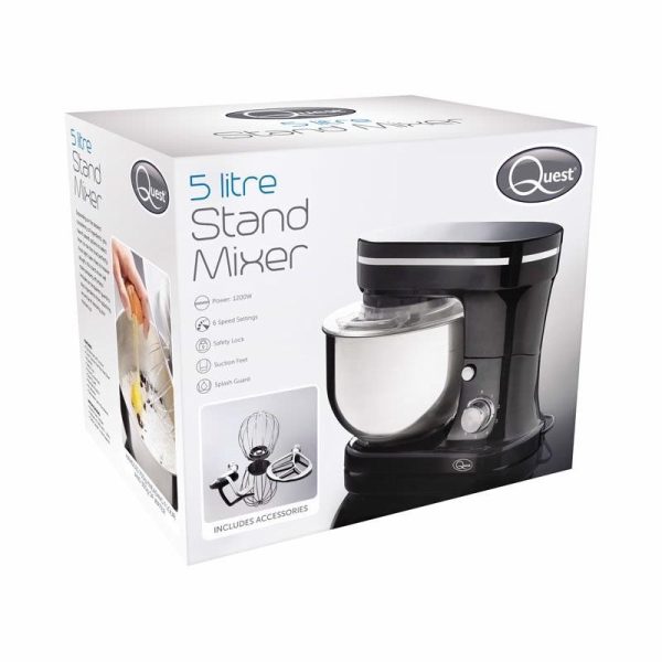 QUEST STAND MIXER 5LTR BLACK 32219