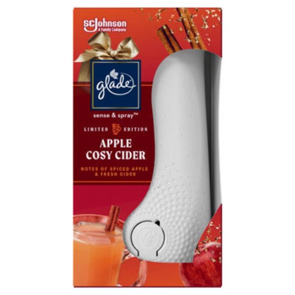 GLADE SENSE COMPLETE APPLE COSY CIDER PACK OF 4