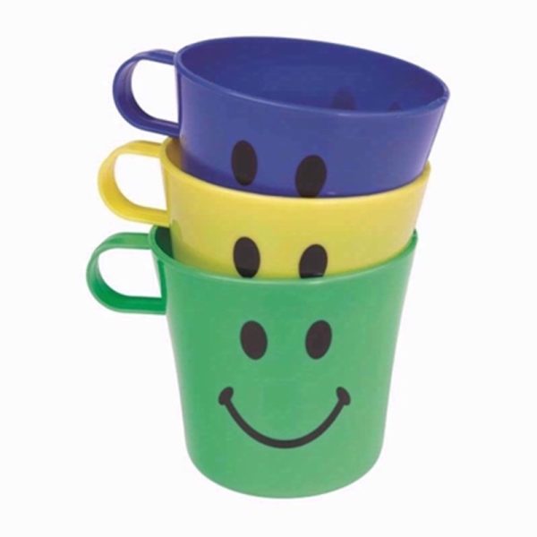 CHEF AID S/3 SMILEY FACE CUPS