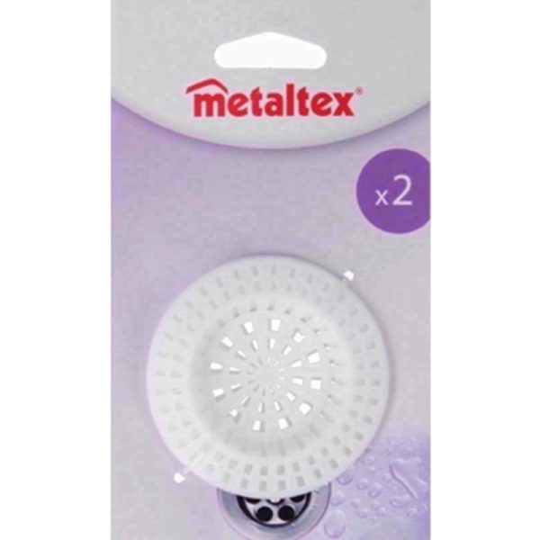 METALTEX SET 2 SINK STRAINERS