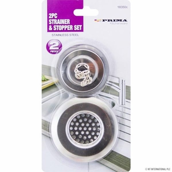 PRIMA SINK STRAINER/STOPER 2PCS