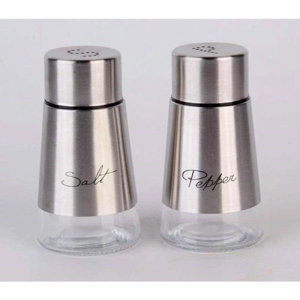 ROYAL CUISINE SALT & PEPPER SET SILVER