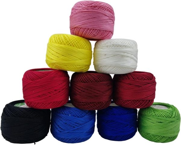 SE EMBROIDERY THREADS 10PC