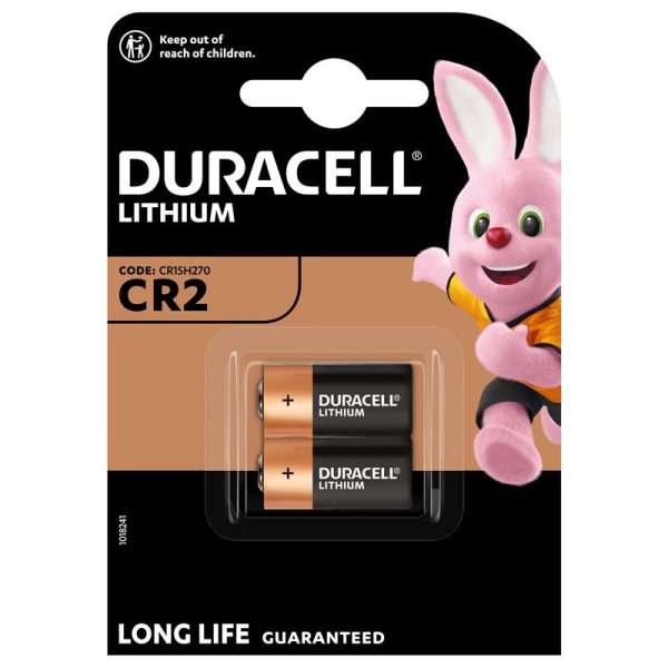 DURACELL BATTERIES LITHIUM CR2 2PC