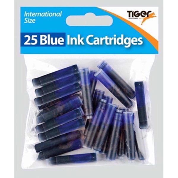 TIGER BLUE INK CARTRIDGES 25